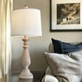 thumbnail image 5 of Oneach Retro Table Lamp for Living Room Bedroom 24.5" Farmhouse Nightstands Bedside Lamps Resin, 5 of 10