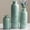 Crystalline Glaze Green, variant on Modern Ceramic Vase Set Of 3, Neutral Rustic Farmhouse Vases For Home & Gift Decor