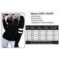 thumbnail image 5 of Womens Casual Sweatshirts Color Block Long Sleeve Sweaters Buttons Henley, 5 of 5