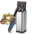 thumbnail image 1 of 13Pcs Kitchen Chef Knife Block Holder Set,Stainless Steel Japanese Knives with Sharp Damascus Laser Blade and Wooden Handle, 1 of 5