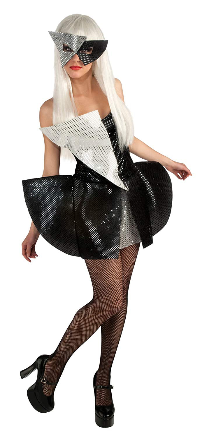 Lady Gaga Black Sequin Dress Costume ...