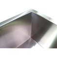 thumbnail image 4 of Contempo Living  42 in. Undermount Double Bowl 60 by 40 Zero Radius Kitchen Sink - Stainless Steel, 4 of 5