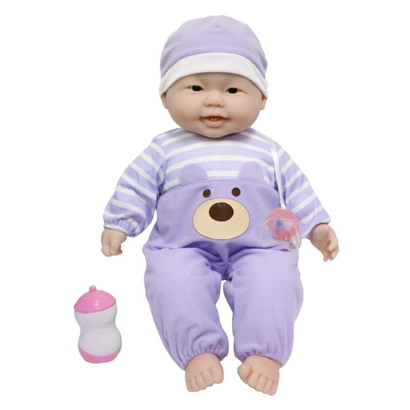 JC Toys Soft and Cuddly 20 Huggable Baby Doll Play Set Lots to Cuddle Babies | Pink | Ages 2+ | Asian