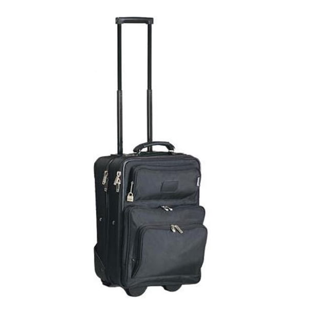 Buysmartdepot 6919 Black Compact Computer Overnighter, Black