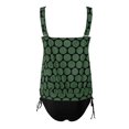 thumbnail image 4 of Fmbrln Womens Plus Size Two Piece Tankini Swimsuits Fashion Loose Modest Bathing Suit Polka Print Blouson Swim Tank Tops, 4 of 5