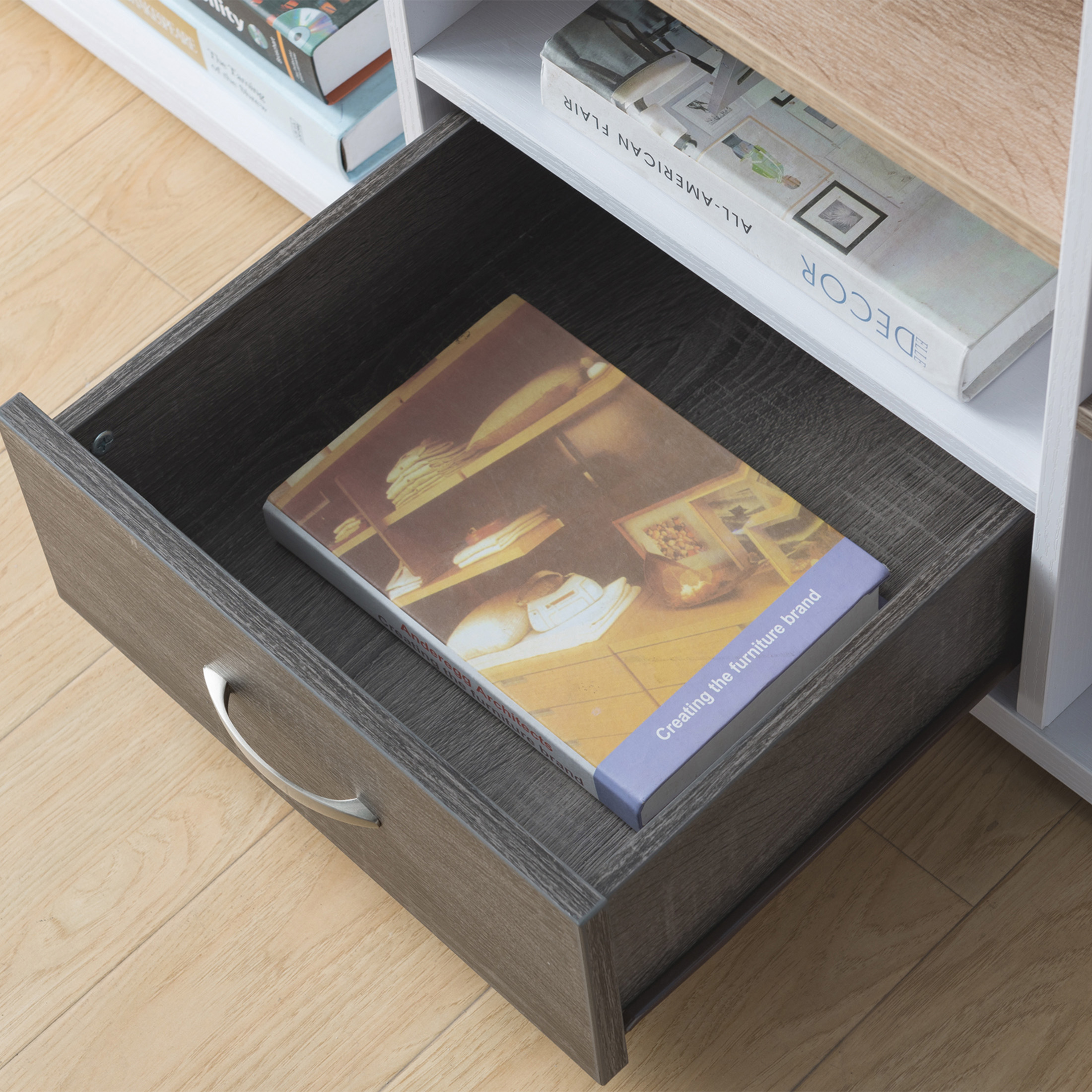 Furniture of America Chardonnay TV Stand for TVs up to 52", White