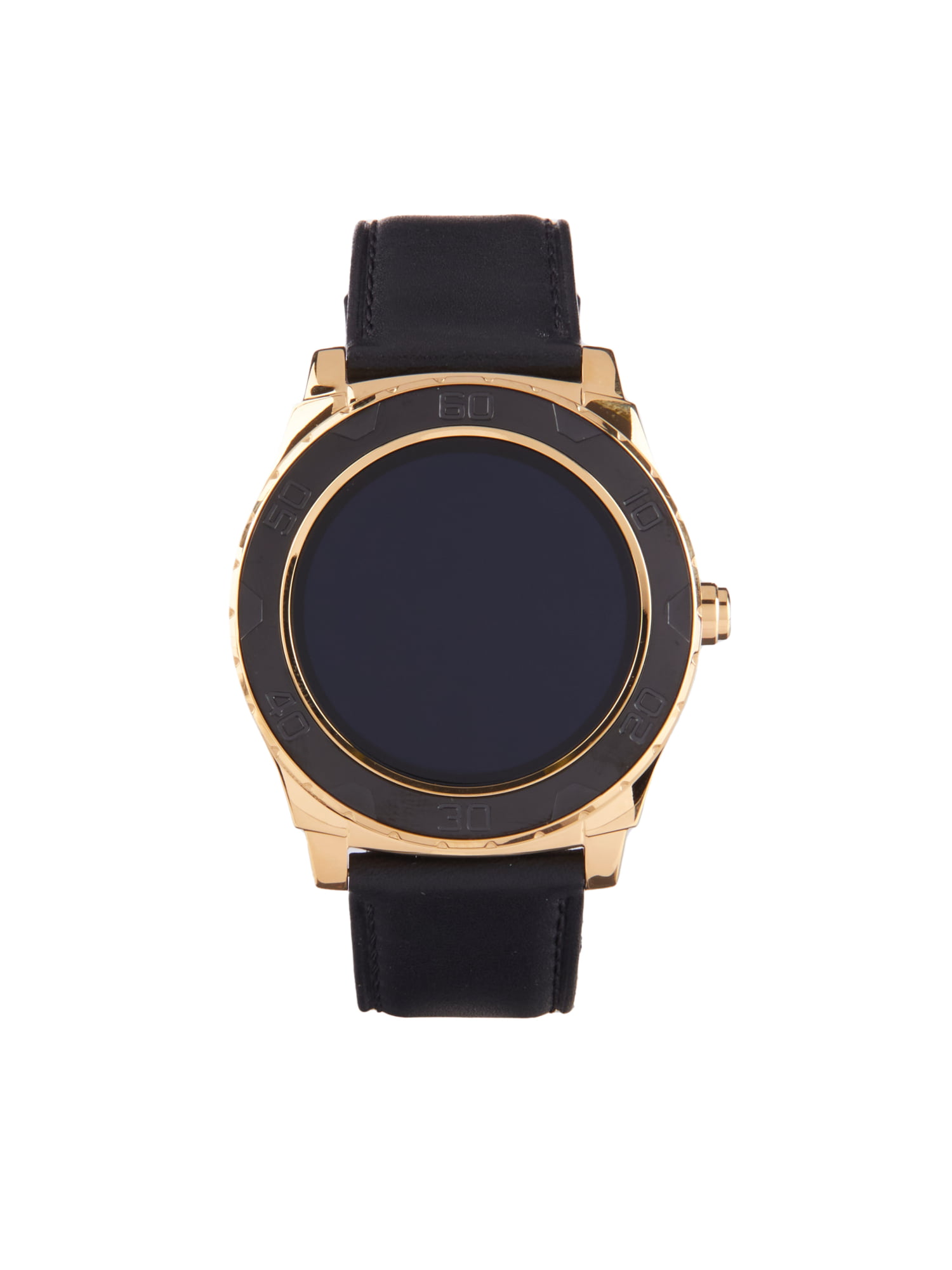 Men's Smart Watch - Gold/Black - Walmart.com