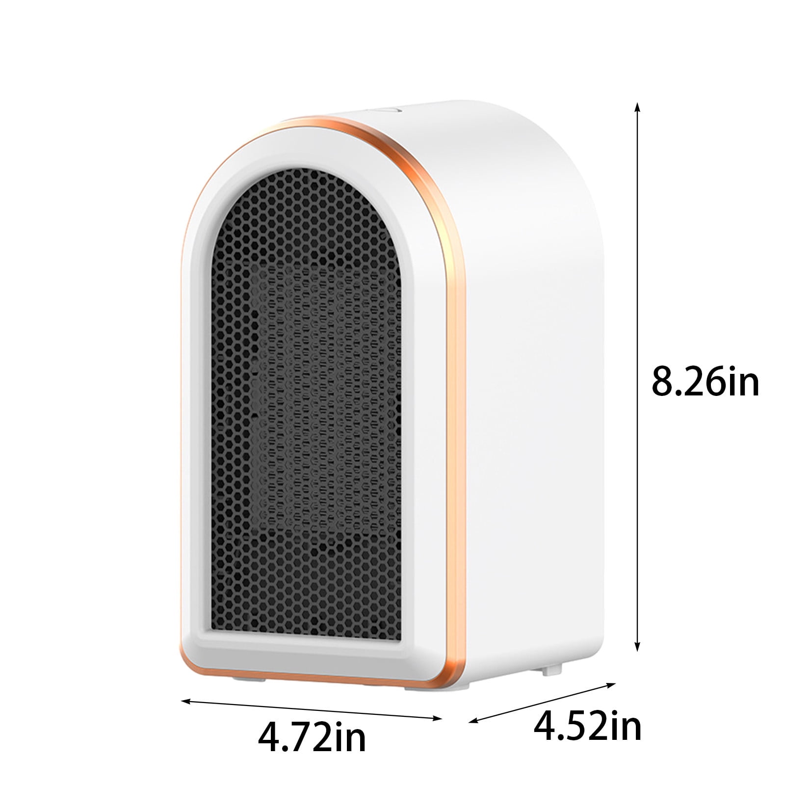 RFUGUG Compact Doorway Ceramic Heater, Portable Warm Air Fan, Efficient Space Heating Unit, Safe Personal Heater for Cozy and Reliable Warmth
