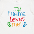 thumbnail image 4 of Inktastic Mema Loves Me Grandchild Boys or Girls Baby T-Shirt, 4 of 5