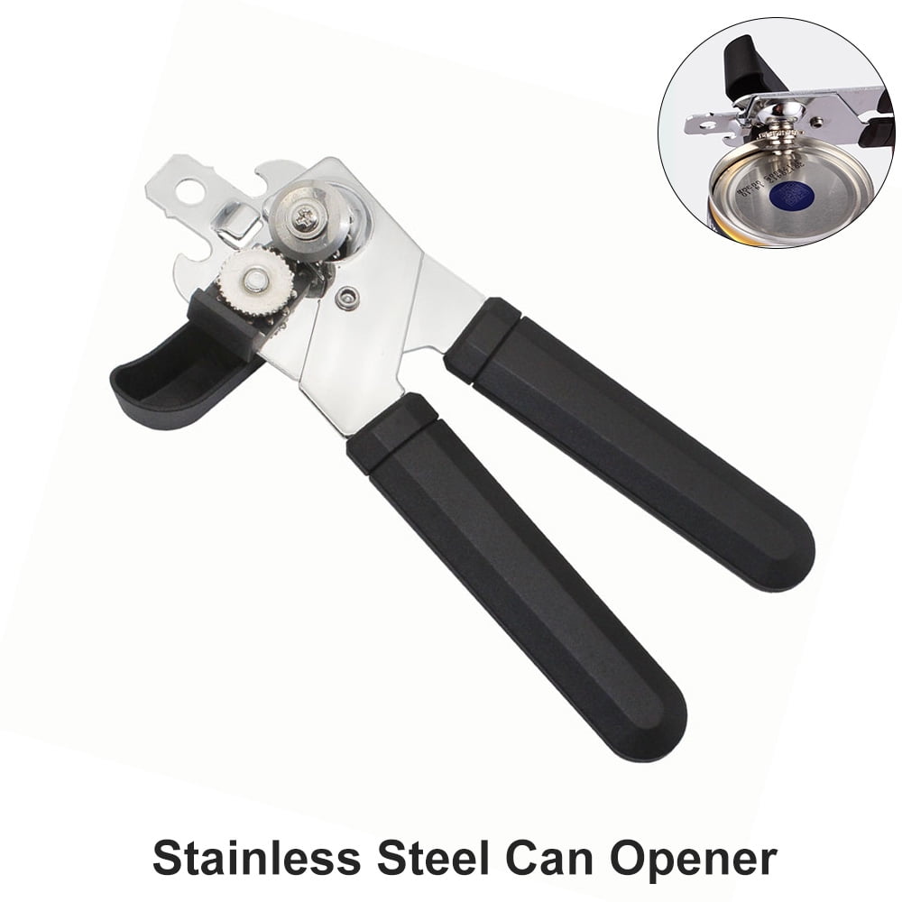 2-Pack Safe Cut Manual Can Openers - Side-Cut, Smooth Edge, No Sharp Lid, Stainless Steel