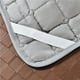 thumbnail image 5 of Funda nórdica acogedora de 190 x 80 cm, sábana y paño de cama con orificio facial para masajes y Gris, 5 of 9