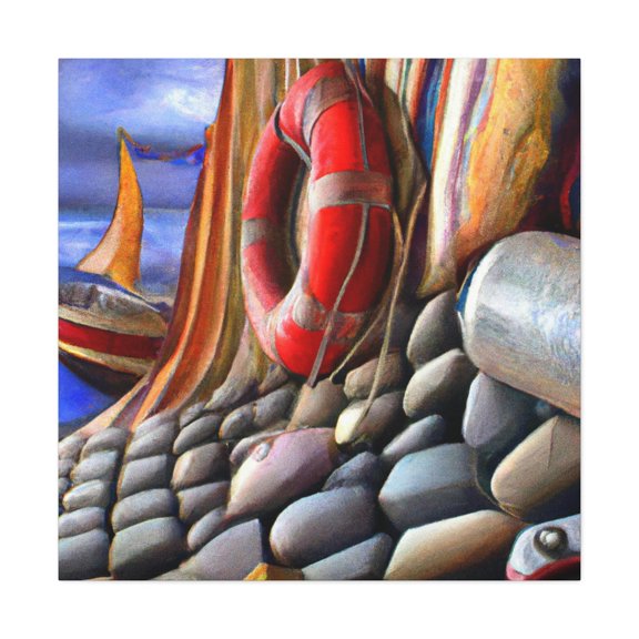 Life Raft Voyage - Canvas