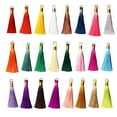 thumbnail image 3 of 8cm Tassel Jewelry Making Bookmark Bookmark Handbag Keyring Hanging Fringe Pendant Portable Purse Dressing Decoration Crafting Handicraft Dark Coffee, 3 of 6