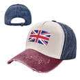 thumbnail image 7 of Union Jack All Uk Flag Distressed Baseball Cap Dad Hats for Men Women Vintage Trucker Hat Low Profile Ball Caps, 7 of 7