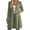 Green, variant on Ribbed Knit Cardigan for Women, V-Neck Open Front Long Sleeve Mid-Length, Fall Slim Soft Casual A-Line Flowy Sweater S-3XL
