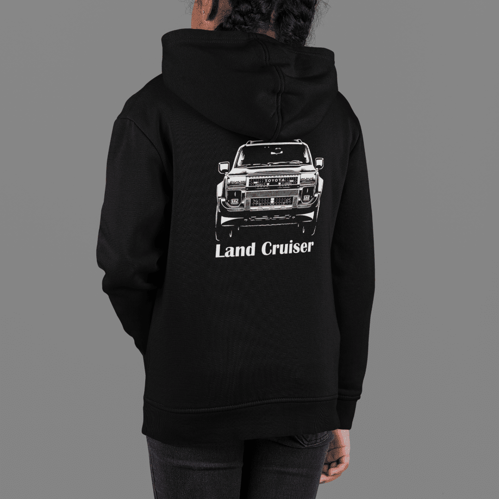 Toyota Land Cruiser Zip-Up Hoodie-Rugged Off Road Gear