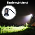 thumbnail image 4 of Antorcha De Campamento Lámpara Linterna LED de emergencia para exteriores con manivela solar y dínamo (negro), 4 of 4