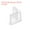 Transparent, variant on Uxcell L Shape Leg Pads, Furniture Leg Cover Protectors L Shaped Furniture Angle Iron Cap White 1" x 1"(25 x 25mm)