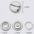 thumbnail image 4 of QUTETN 50pcs Metal Snaps Clothes Snaps Sewing Buttons Clothing Accessories Snaps (Random Styles), 4 of 6