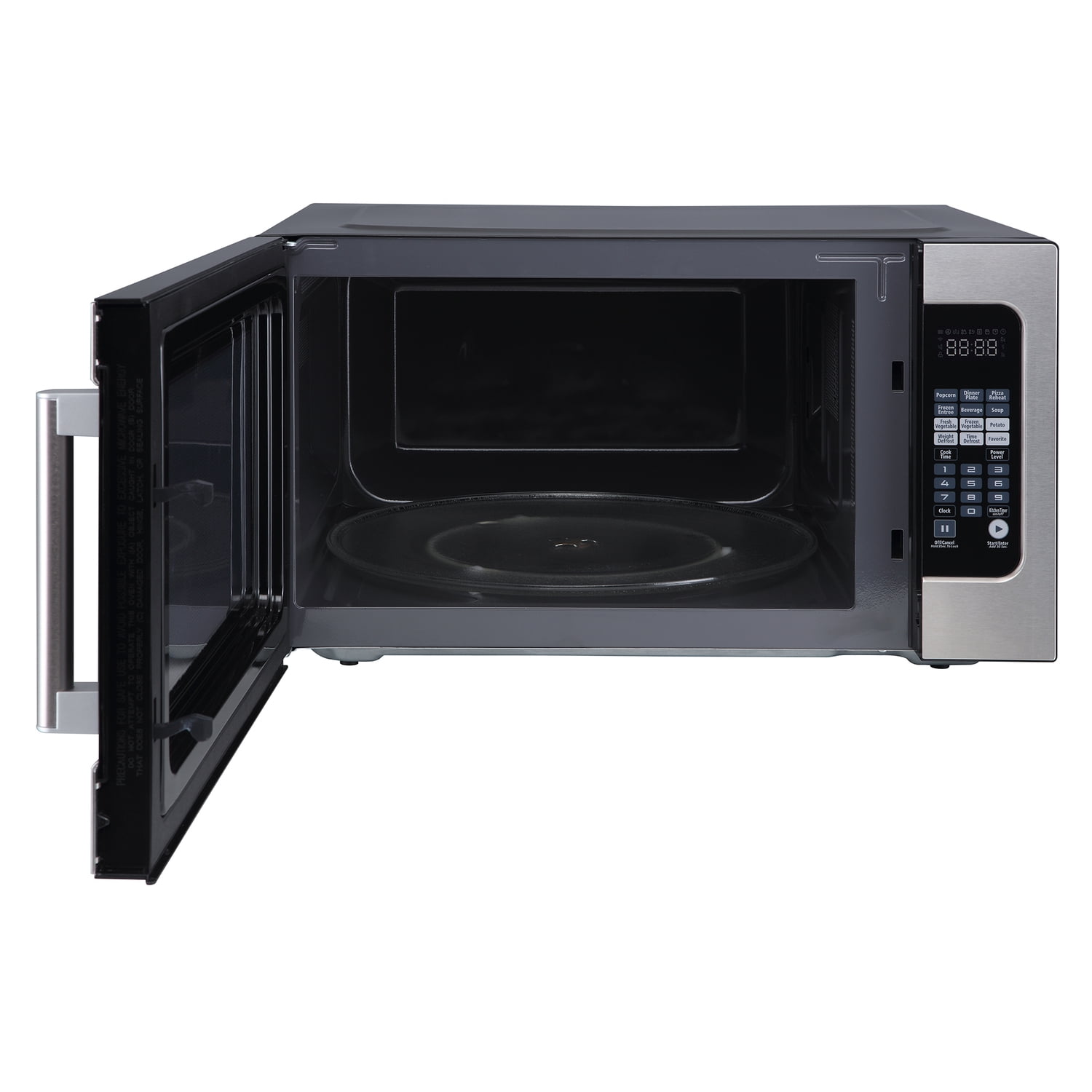 Magic Chef MC2211MS 2.2-cu. ft. 1,200-Watt Countertop Microwave with Sensor Cook, Silver