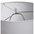 thumbnail image 4 of Uttermost Tanali Transitional Concrete Resin and Iron Table Lamp in Gray/White, 4 of 5