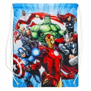 18 Inch Marvel Avengers Kids Unisex Cinch Bag Travel Backpack Drawstring Tote