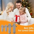 thumbnail image 2 of 2 Pairs Smile Family Hand Holding Socks, Kids + Adult Hand in Hand Sock Birthday Funny Gag Gifts Mom Dad Child, 2 of 5