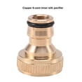 thumbnail image 2 of 4Pcs Garden Water Hose Pipe Fitting Tap Male Faucet Connectors, Garden Hose Quick Connect Fittings 3/4 Inch, 2 of 5