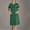 A27 Green, variant on Uniform Scrub Dresses for Women Short Sleeve Button Down Cardigan Midi Dress Scrubs Nurse Shirts for Women for Work Custom Scrubs with Pockets, Light Blue XL