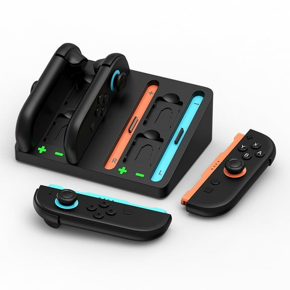 MMOBIEL Charging Base for Nintendo Switch 2 Joy-Con 4 Controller Dock