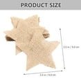 thumbnail image 6 of Christmas Tree Decorations 20 Pcs Pendant Craft Burlap Fabric Cutouts Pieces Ornaments Round Crafts Numb, 6 of 6