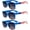 3 Flag, variant on Kids Polarized Sunglasses UV400 Protection Anti-Glare Lens Sunglasses for Toddlers (3 Pair)