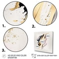 thumbnail image 3 of Designart Abstract Geode Watercolor Gold I Canvas Wall Art, 3 of 5