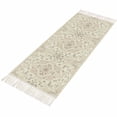 thumbnail image 2 of Kitchen Rug Runner 2'x 5', Beige Boho Indoor/Outdoor Washable Carpet with Tassels, Vintage Ethnic Floral Abstract Geometric Reversible Low-Pile Soft Area Rug for Living Room, Bedside, Sink, 2 of 9