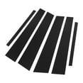 thumbnail image 3 of Side Window Pillar Post Cover, 4D Style Glossy Black Pre Cut Pillar Post Trim  For Car, 3 of 8