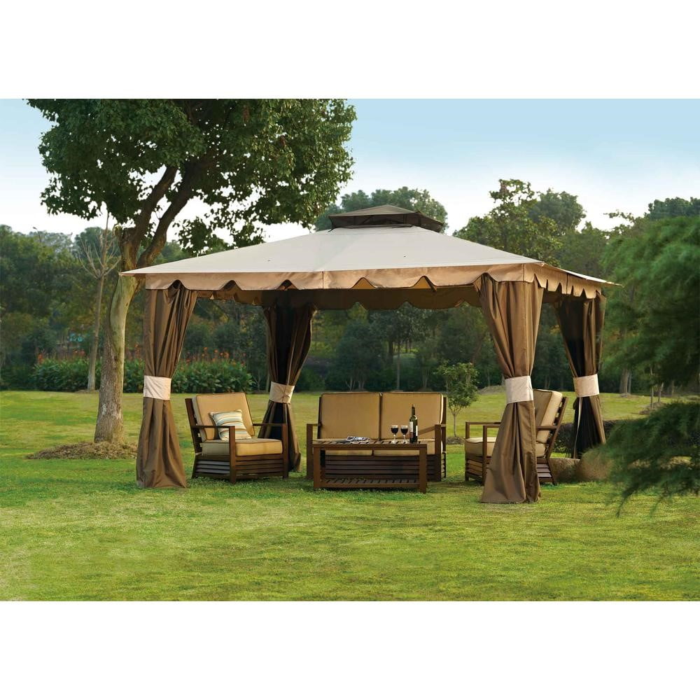 Replacement Curtain for LGZ215PST5B 10X12 Hampton Gazebo Walmart