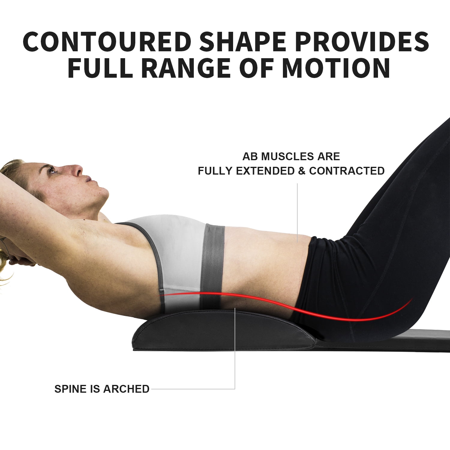Ab Exercise Mat w/ Tailbone Pad- Sit Up Pad - Abdominal & Core Wedge, Ab  Mat with Tailbone Pad - Kroger
