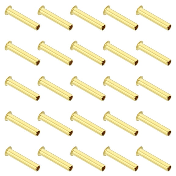 Uxcell 40Pcs Brass Compression Insert Compression Insert Tube Support for 1/8" OD Tube