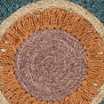 thumbnail image 5 of SAFAVIEH Natural Fiber Tanja Braided Jute Area Rug, Green/Multi, 7' x 7' Round, 5 of 6