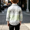 thumbnail image 5 of Taqqpue Toddler Boys Long Sleeve Button Down Shirts Kids Casual Plus Size Plaid Blouse Shirt,Loose Fit Fall Winter OverSize Jacket Tops for Boys 2-7 Years, 5 of 10