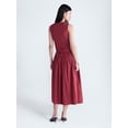 thumbnail image 2 of Scoop Women’s Belted Pleated Cotton Maxi Dress, Sizes XS-XXL, 2 of 5