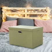 PRINxy Foldable Storage Box Household Large Capacity Storage Box Thickened Toy Sorting Box,Green,B