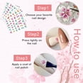 thumbnail image 4 of 10 hojas de pegatinas de mariposa para decoración de uñas, diseño autoadhesivo, puntas de manicura, decoración de uñas para mujeres y niñas, 4 of 6