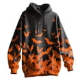 thumbnail image 3 of CONZONE Halloween Men's Fleece Hoodies Long Sleeve Hallowmas Pullover Hoodie for Men Graphic Hooded Sweatshirts With Pocket, 3 of 3