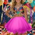 thumbnail image 2 of RMGVDSD Candy Color Tutu Skirt For Girls Performance Dance Ballet Layered Party Wear Tulle Fluffy Tutu Skirt Princess Pettiskirt Fashion 3-8 Years, 2 of 4