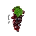 thumbnail image 3 of Grape Decor,8.66In Simulated Grape Bunch Hanging Pendant High Simulation Matte Effect Waterproof,Festive Decor for Home Decor Festival Wreath Wedding Backdrop Indoor Outdoor Decoration Decors, 3 of 6