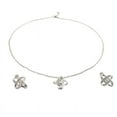thumbnail image 1 of Four Leaf Clover Necklace Earrings Set, 1 of 6