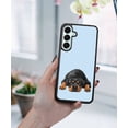 thumbnail image 5 of WIRESTER Shockproof Soft Rubber Cover Case for Samsung Galaxy A16 5G 6.7", Rottweiler Dog Lying Down Looking Up On Light Blue Background, 5 of 5