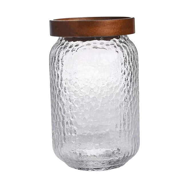Rongfmy Airtight Food Storage Container Cookie Jar with Lid Kitchen Canisters for Spices 700ml