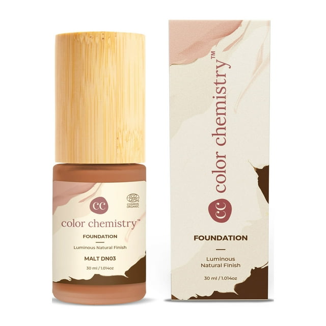 Color Chemistry Organic Foundation, 30 ml | Juicy Chemistry (Malt DN03)